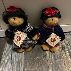 2 Vintage the head Bean collection Boyds Bears Bailey and friends series Bailey